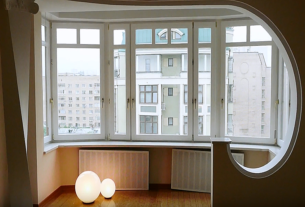 объединение балкона с комнатой